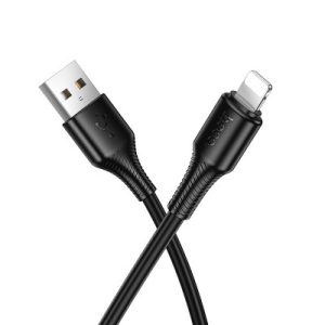 Cable de carga y datos X120 iP, negro｜X120 iP 惠安充电数据线 58867 黑色(成品)