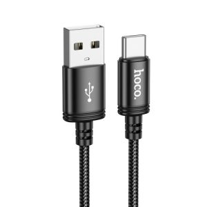 Cable de carga y datos X89 USB-C de 2 m, negro｜X89 Type-C 名丰充电数据线 46475 黑色(L=2M)(成品)