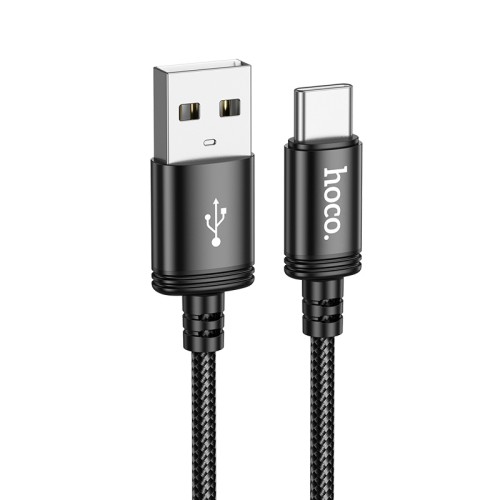 Cable de carga y datos X89 USB-C de 2 m, negro｜X89 Type-C 名丰充电数据线 46475 黑色(L=2M)(成品)