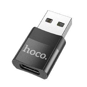 Adaptador UA17 USB macho a USB-C hembra USB 2.0, negro｜UA17 USB公转Type-C母 USB2.0转接头 62009 黑色