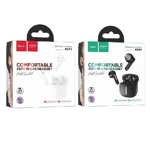 Auriculares Bluetooth inalámbricos TWS EQ33 con app, negros｜EQ33 诗韵真无线蓝牙耳机(App) 67814 黑色