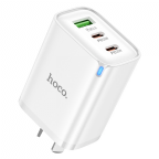 Cargador DC130 PD25W con 2 USB-C y 1 USB-A, enchufe AU, blanco｜DC130 酷融PD25W(2C1A)充电器 77813 白色(AU)(LJD定制)