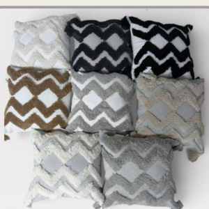 Funda de almohadón con borlas 45x45cm con relleno de 450gr｜流苏抱枕套45×45cm（含450g枕芯）