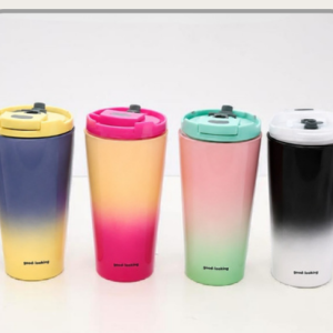 Vaso de vidrio bicolor 750ml Colores surtidos｜双色玻璃杯750ml（混色）