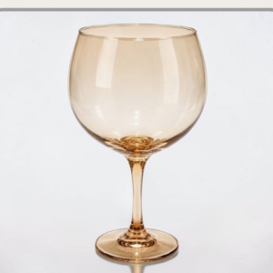 Set x6 copas de vidrio gin ambar 620ml｜琥珀色玻璃金酒杯六件套620ml