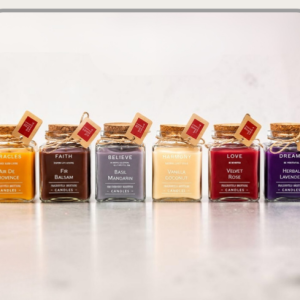 Vela decorativa aromática 6x8.5cm Colores y aromas surtidos｜装饰香薰蜡烛6×8.5cm（混色混香）