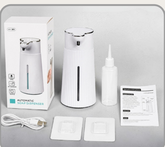 Dispenser de jabón recargable - GEL｜充电式凝胶皂液器