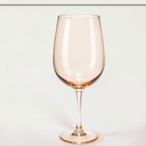 Set x6 copas de vidrio ambar 465ml｜琥珀色玻璃高脚杯六件套465ml