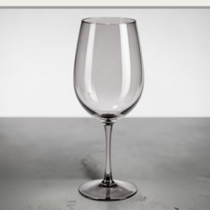 Set x6 copas de vidrio gris 465ml｜灰色玻璃高脚杯六件套465ml