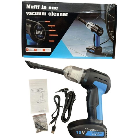 ASPIRADOR CON COMPRESOR DE AIRE INALAMBRICA c/BATERIA LS-246 RECARGABLE 24u｜LS-246 无线空气压缩吸尘器（带可充电电池）（24件）