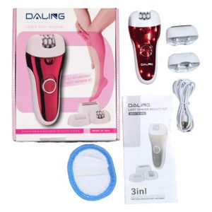 DEPILADORA ELECTRICA 3en1 DALING DL-6016 DAMAS CORPORAL USB RECARGABLE DESARMADA 80u｜DALING DL-6016 三合一女士电动脱毛器，USB 充电，可拆卸式（80件）