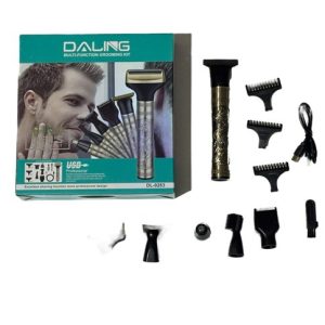 a23-image1013 KIT ASEO 6en1 DALING DL-9283 CORTAPELO AFEITADOR DEPILADOR USB RECARGABLE 80u|DALINGDL-9283型六合一理容套装套装:理发器、剃须刀和脱毛器(USB充电)(80件)