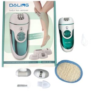 DEPILADORA ELECTRICA 4en1 DALING DL-6018 DAMAS CORPORAL USB RECARGABLE DESARMADA 80u｜DALING DL-6018 四合一女士电动脱毛器（USB充电，需自行组装）（80件）