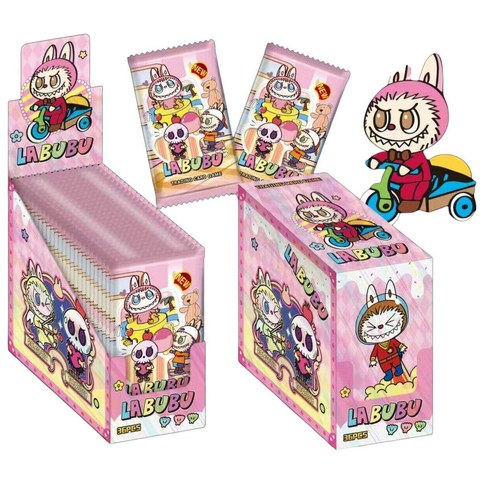 JUEGO DE CARTAS LABUBU KK4404 DORADA x36pcs en CAJA 72u｜Labubu KK4404 金色扑克牌（盒装36张，共（72件）