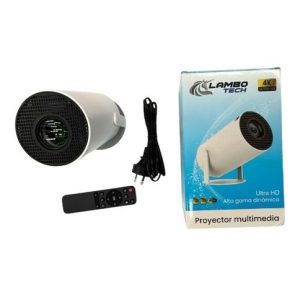 PROYECTOR TUBO HY-300 LAMBO TECH 720P 4K UltraHD LAMBO TECH c/magis google netflix disney 20u｜LAMBO TECH HY-300 720P 4K 超高清管式投影仪（带谷歌应用） Netflix 和 Disney+（20件）