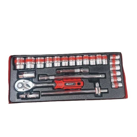 JUEGO DE LLAVES TUBO BUNT BARRA RECTA 24 PCS 5u｜BUNT直杆管钳套装，24件（5件）