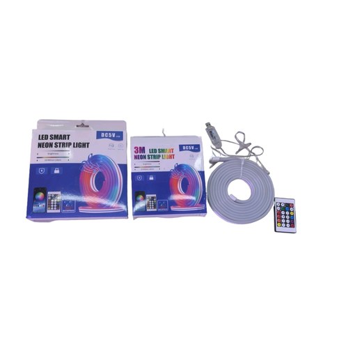 TIRA LED NEON RGB EXTERIOR USB 5v 3m 40u｜户外霓虹灯 RGB LED 灯条 USB 5V 3m（40件）
