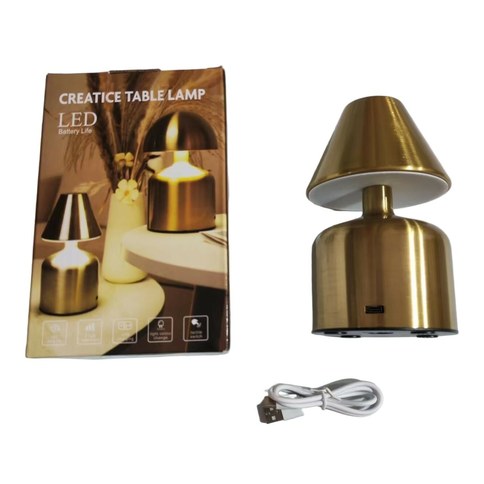 VELADOR LED HONGO RECARGABLE USB 60u｜可充电 USB 蘑菇 LED 小夜灯（60件）