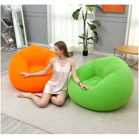 SILLON INFLABLE PORTATIL PUFF 110cmx110cmx85cm 20u｜便携式充气豆袋椅（110厘米 x 110厘米 x 85厘米）（20件）