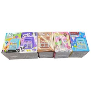 ALCANCIA JLK-03 PERSONAJE Capybara Labubu Kitty  Stitch 240u｜JLK-03 小猪存钱罐（水豚、拉布布、凯蒂猫、史迪奇）（240件）