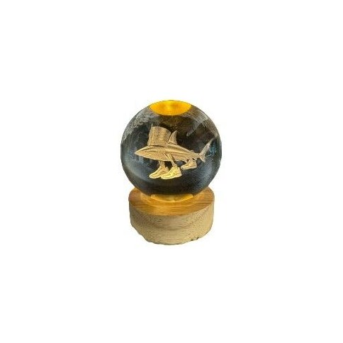 BOLA LED CRISTAL BRIAN ROT 8cm 36u｜布莱恩红色水晶LED球 8cm（36件）