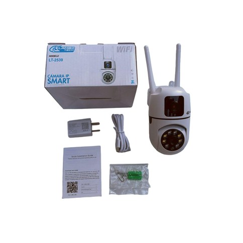 CAMARA IP SMART LT-2539 HD C/WIFI  Y AUDIO CONTROL A DISTANCIA LAMBO TECH 50u｜LAMBO TECH LT-2539 高清智能网络摄像头，带 Wi-Fi 和音频功能，配备遥控器（50件）