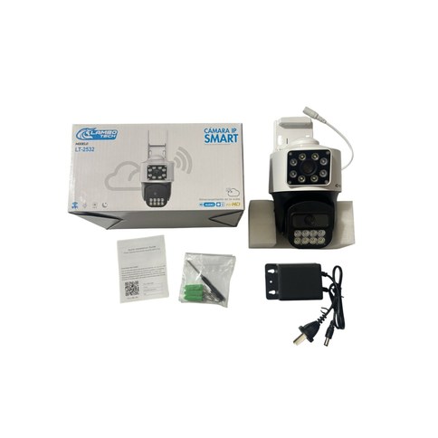 CAMARA IP SMART LT-2532 HD C/WIFI Y AUDIO， CONTROL A DISTANCIA LAMBO TECH 40u｜LAMBO TECH LT-2532 高清智能IP摄像头，带Wi-Fi、音频和遥控器（40件）