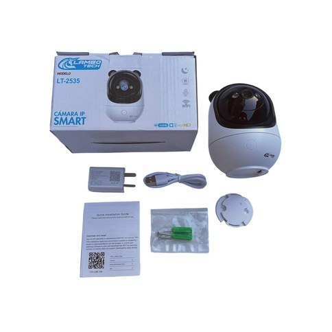 CAMARA IP SMART LT-2535 HD C/WIFI  Y AUDIO CONTROL A DISTANCIA LAMBO TECH 50u｜LAMBO TECH LT-2535 高清智能 IP 摄像头，带 Wi-Fi 和音频，遥控器（50件）
