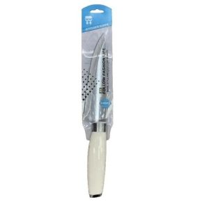 CUCHILLO DE COCINA P-CB07 MANGO BLANCO 7 1.8mm 144u｜P-CB07白色手柄厨房刀（7英寸） 1.8毫米（144件）
