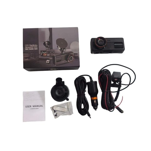 CAMARA DVR VIDEOCAMARA  3 CAMARAAS 50u｜DVR行车记录仪（3个摄像头）（50件）