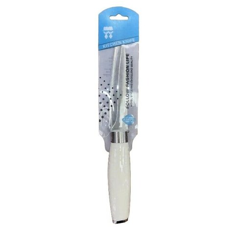CUCHILLO DE COCINA MULTIUSO P-CB15 MANGO BLANCO 5 1.5mm 240u｜P-CB15多功能厨房刀，白色手柄，5英寸 x 1.5毫米（240件）