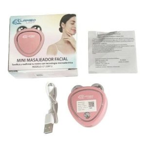 MINI MASAJEADOR FACIAL LAMBO LADY LT-25M12 MICRO PULSO ELECTRICO RECARGABLE 200u｜LAMBO LADY LT-25M12 迷你电动面部按摩器脉冲可充电（200件）