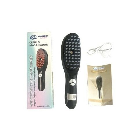 CEPILLO MASAJEADOR CAPILAR LAMBO LADY LT-25M15 RECARGABLE 150u｜可充电Lambo Lady LT-25M15按摩梳（150件）