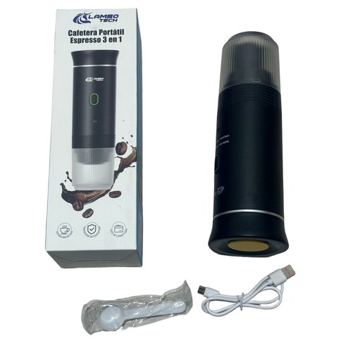 CAFETERA PORTATIL EXPRESSO 3en1 RECARGABLE 25u｜可充电三合一便携式意式咖啡机（25件）
