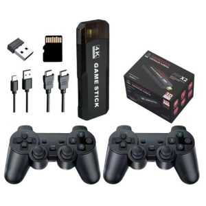CONSOLA GAME STICK X2 c/2 JOYSTICK INAMLAMBRICO 40u｜游戏手柄 x2（含 2 个无线摇杆）（40件）
