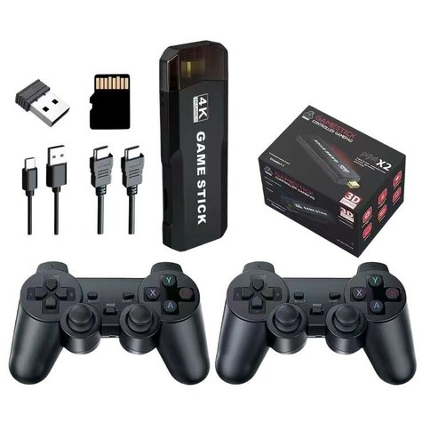 CONSOLA GAME STICK X2 c/2 JOYSTICK INAMLAMBRICO 40u｜游戏手柄 x2（含 2 个无线摇杆）（40件）