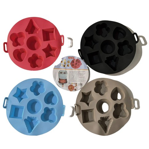 MOLDE de SILICONA c/FORMAS p/FREIDORA DE AIRE CUPCAKE MUFFINS AIR-85 300u｜空气炸锅专用硅胶模具（适用于纸杯蛋糕和松饼）AIR-85（300件）