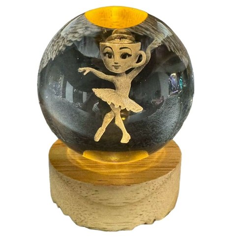 ESFERA DE CRISTAL LUZ DE NOCHE 6cm  BRAINROT 60u｜Brainrot 6 厘米水晶夜灯球（60件）