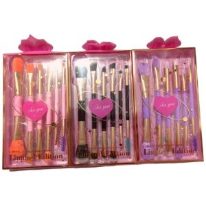 KIT DE BROCHAS PARA MAQUILLAJE *6pcs DOBLE PUNTA  360u｜化妆刷套装*6支双头刷（360件）