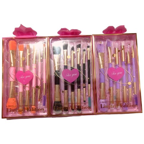 KIT DE BROCHAS PARA MAQUILLAJE *6pcs DOBLE PUNTA  360u｜化妆刷套装*6支双头刷（360件）