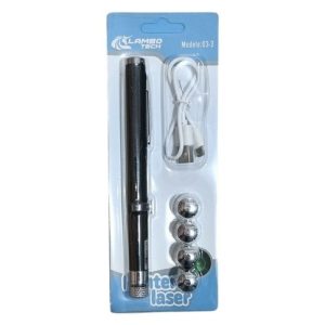 PUNTERO LASER 03-3 LAMBO TECH  LUZ VERDE 5en1 RECARGABLE en BLISTER 200u｜LAMBO TECH 03-3 绿色五合一可充电激光笔（吸塑包装）（200件）