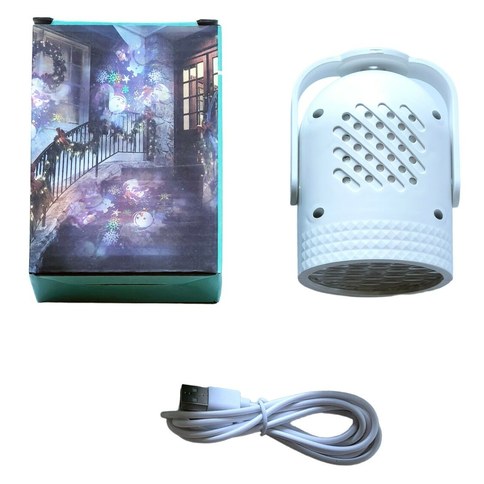 PROYECTOR NAVIDEÑO DECORATIVO USB 100u｜圣诞装饰投影灯，USB（100件）