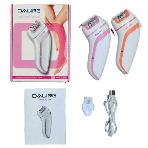 DEPILADORA ELECTRICA DALING DL-6015 DAMAS CORPORAL USB RECARGABLE DESARMADO 100u｜DALINGDL-6015女士电动脱毛器，USB接口，可充电，未组装（100件）