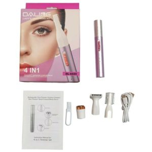 DEPILADORA ELECTRICA 4en1 DALING DL-6020 FACIAL CEJAS RECARGABLE 100u｜DALINGDL-6020四合一电动脱毛器，可充电面部眉毛刷（100件）
