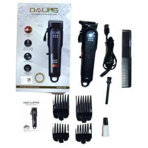 a23-image1265 CORTAPELO PROFESIONAL DALING DL-1169 c/VISOR USB RECARGABLE DASARMADO 60u|DALING DL-1169 专业理发器,带 USB 显示屏(可充电,可拆卸)(60件)