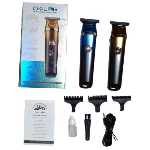 CORTAPELO PROFESIONAL DALING DL-1699 c/VISOR USB RECARGABLE 80u｜DALING DL-1699 专业理发器，带 USB 显示屏，可充电（80件）