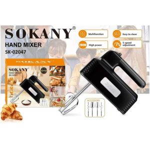 a23-image127 BATIDORA DE MANO SOKANY SK-02047 200w 5velocidades 24u|SOKANY SK-02047 手持式搅拌机,200瓦,5档速度(24件)