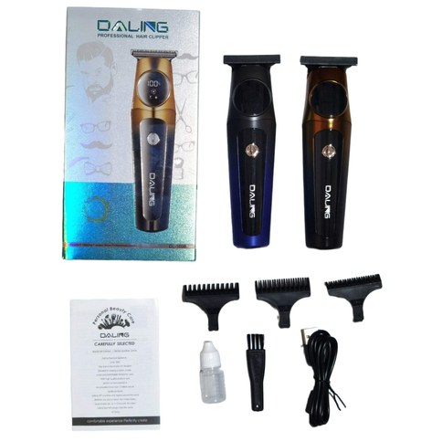 CORTAPELO PROFESIONAL DALING DL-1698 DL-1698A c/VISOR USB RECARGABLE 80u｜Daling DL-1698 专业理发器，带 USB 充电显示屏（80件）