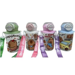a23-image1281 BOTELLA DE AGUA PLASTICO CAPYBARA c/2 PICOS 600ml modelos SURTIDOS 100u|CAPYBARA 600ml 双吸嘴塑料水瓶(多种型号(100件)