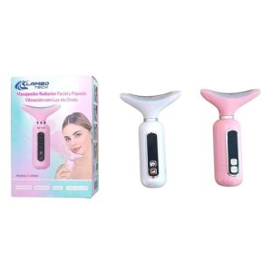MASAJEADOR REDUCTOR FACIAL Y PAPADA LAMBO TECH LT-25M02 RECARGABLE 160u｜LAMBO TECH LT-25M02 可充电面部及下巴塑形按摩器（160件）